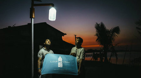 Liter of Light: Luz de noite sen electricidade